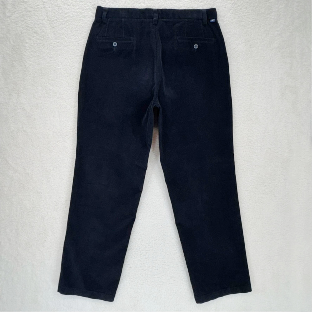 Dockers D3 Classic Fit Dress Corduroy Pants Men 36x32 Black Flat Front Business - Picture 3 of 9
